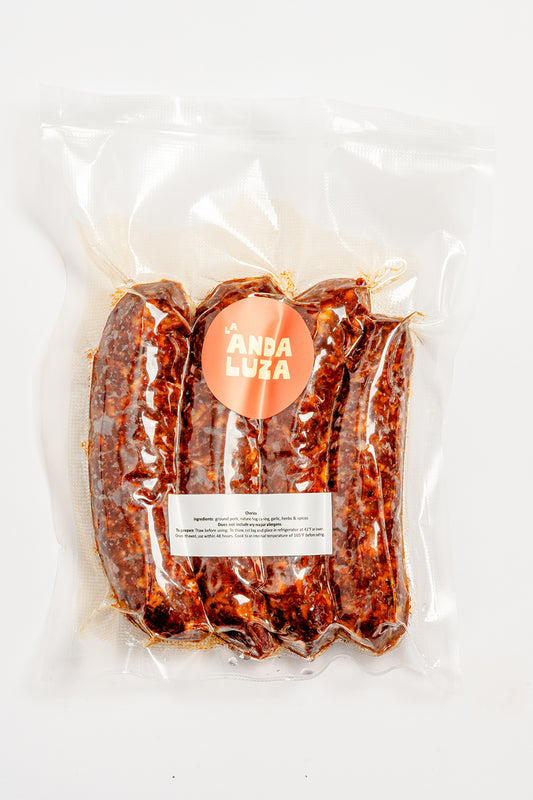 Frozen chorizo links